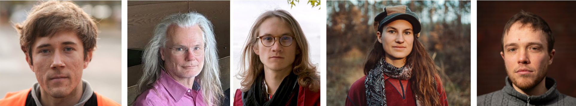 Bilder der 5 Angeklagten aus Potsdam