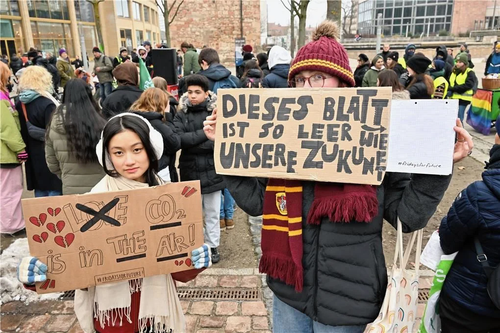 Globaler Klimastreik in Chemnitz; Foto: Andreas Seidel 